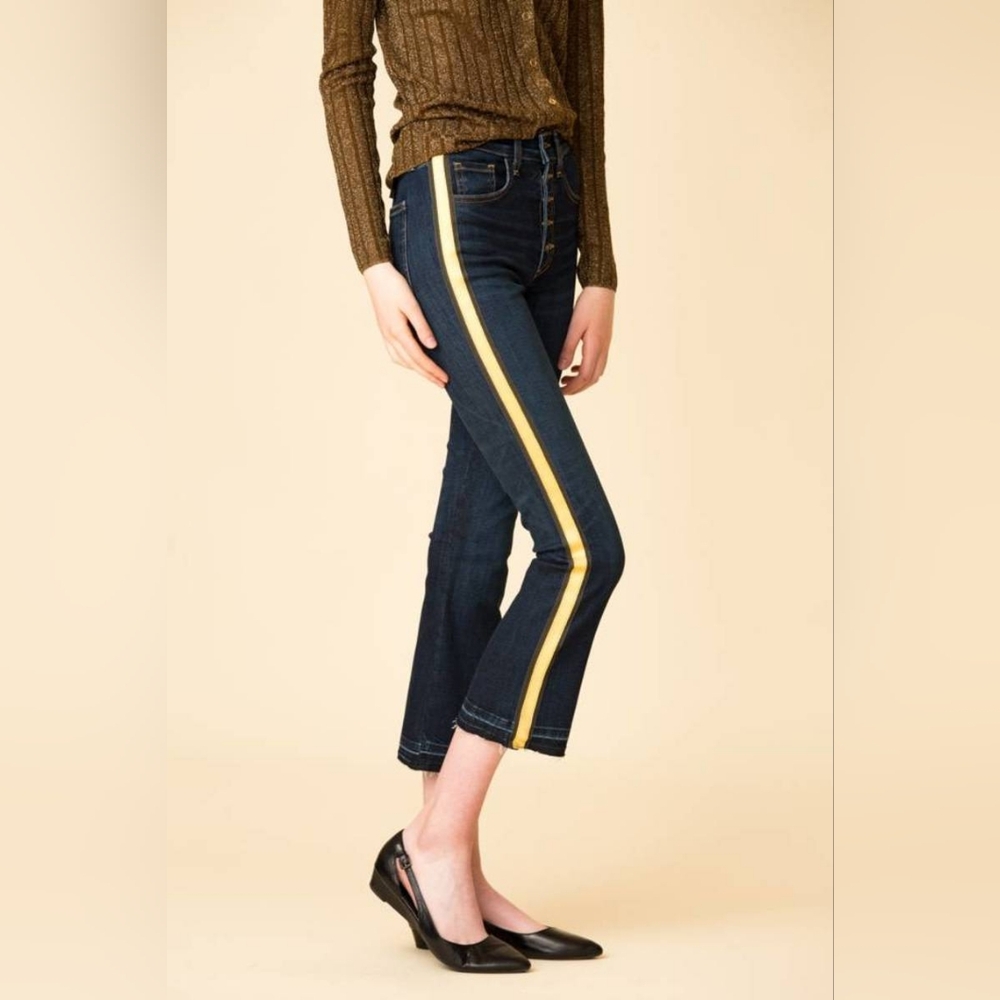 Veronica Beard Carolyn‎ Baby Boot Jean In Dark Vintage Wash